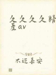 久久久久精品国产av