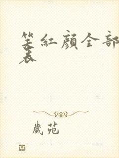 笑红颜全部演员表