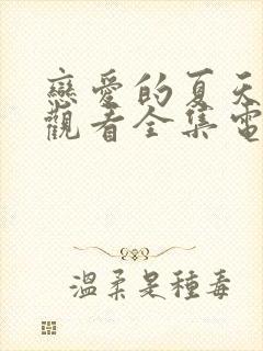 恋爱的夏天免费观看全集电视剧