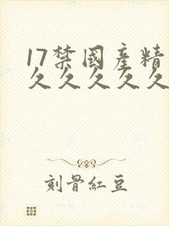 17禁国产精品久久久久久封面