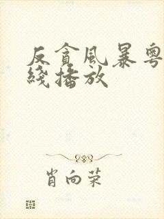 反贪风暴粤语在线播放