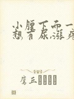 小腹下面一按就想有尿,涨疼