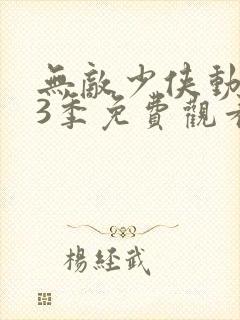 无敌少侠动漫第3季免费观看