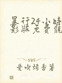 暴行24小时电影版免费观看国语