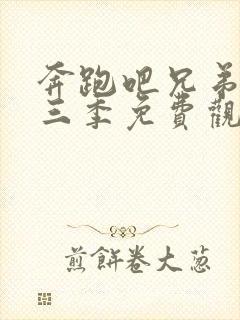 奔跑吧兄弟第十三季免费观看完