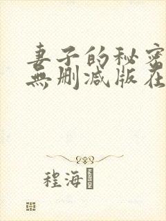 妻子的秘密日剧无删减版在线观看