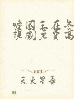 嘘国王在冬眠电视剧免费高清