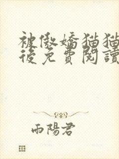 被傲娇猫猫暗恋后免费阅读