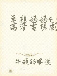 单亲妈妈4免费高清电视剧在线播放封面