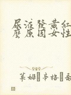 尿液发黄红是什么原因女性