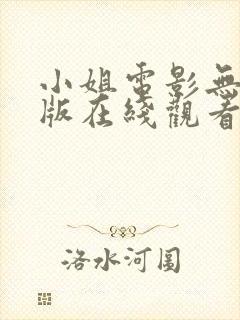 小姐电影无删减版在线观看封面