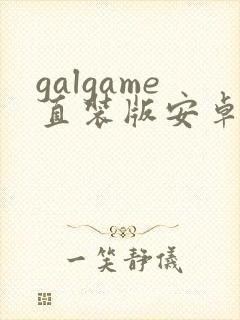 galgame直装版安卓单机下载