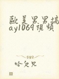 欧美男男搞基gay1069视频