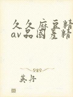 久久麻豆精亚洲av品国产精品