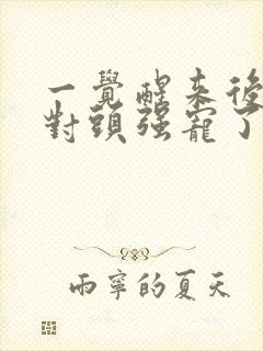 一觉醒来后被死对头强宠了小说