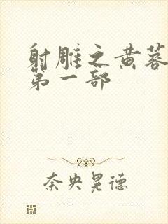 射雕之黄蓉新传第一部