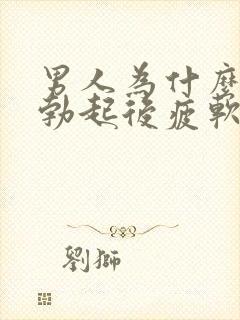 男人为什么容易勃起后疲软封面