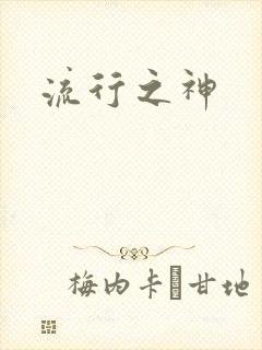 流行之神封面
