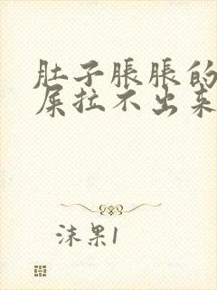 肚子胀胀的想拉屎拉不出来