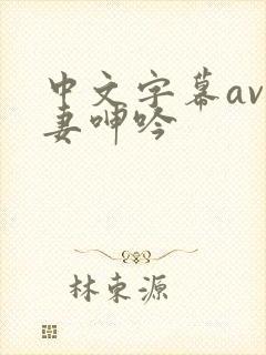 中文字幕av人妻呻吟