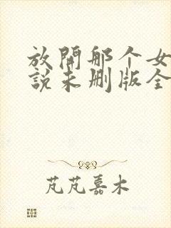 放开那个女巫小说未删版全集封面