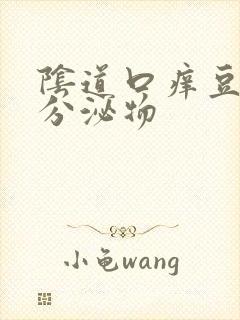 阴道口痒豆腐渣分泌物