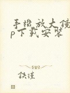 手机放大镜app下载安装