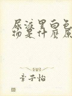 尿液里白色沉淀物是什么原因封面