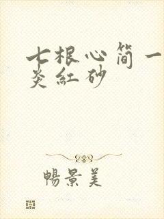 七根心简一万三炎红砂