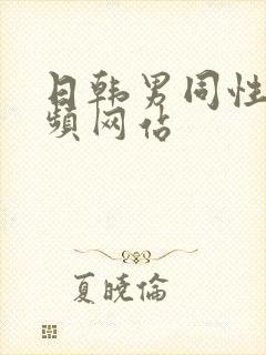 日韩男同性恋视频网站