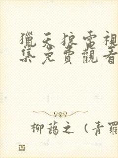 猎天狼电视剧全集免费观看封面