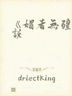 《媚者无疆》小说封面