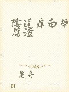 阴道痒白带呈豆腐渣