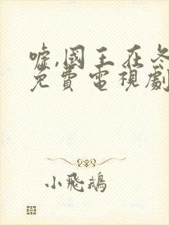 嘘,国王在冬眠免费电视剧封面