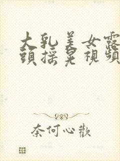 大乳美女露出奶头摇晃视频