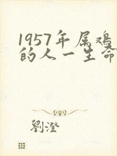 1957年属鸡的人一生命运如何封面
