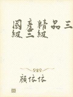 国产精品三级三级三级封面