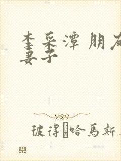 李采潭 朋友的妻子封面