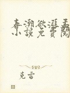 春潮欲涨孟景言小说免费阅读