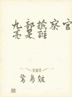 九部检察官宗有亮是谁封面