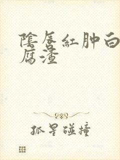 阴唇红肿白带豆腐渣