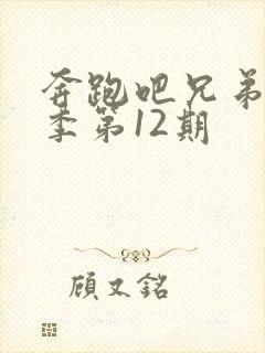 奔跑吧兄弟第九季第12期