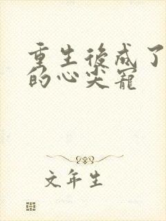 重生后成了前夫的心尖宠