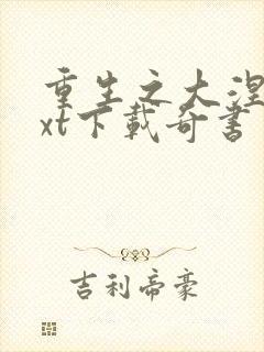 重生之大涅磐txt下载奇书网