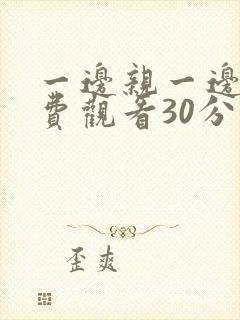 一边亲一边摸免费观看30分钟