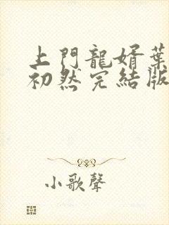 上门龙婿叶辰萧初然完结版免费阅读