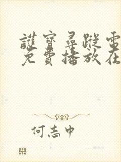 护宝寻踪电视剧免费播放在线观看国