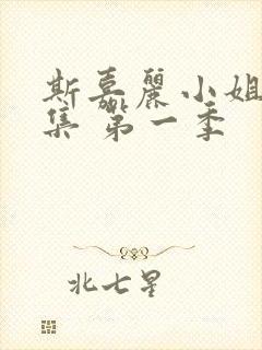 斯嘉丽小姐探案集 第一季