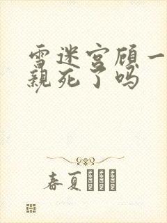 雪迷宫顾一燃父亲死了吗