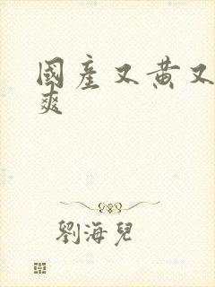 国产又黄又湿又爽